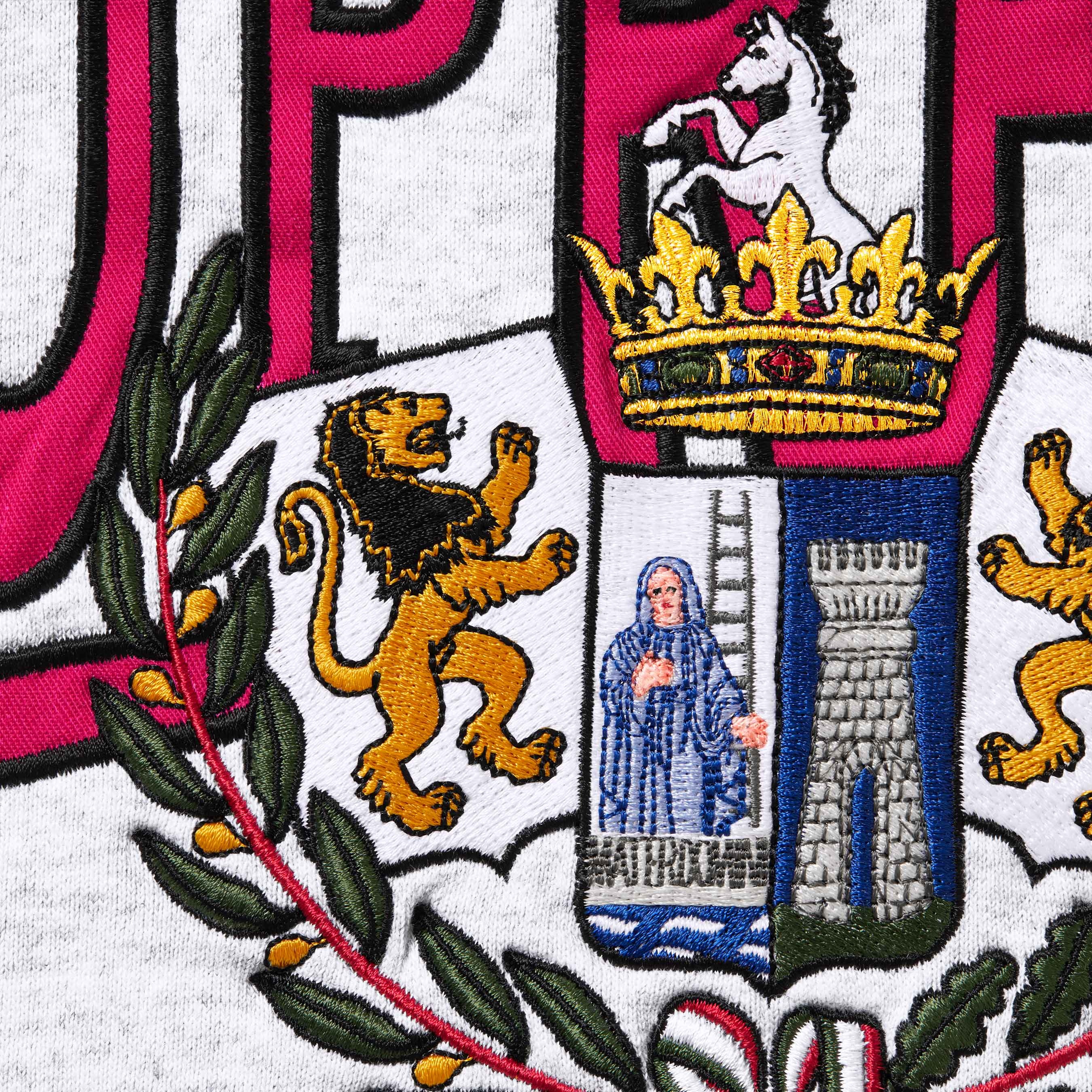 Crest Appliqué Half Zip Pullover view 9